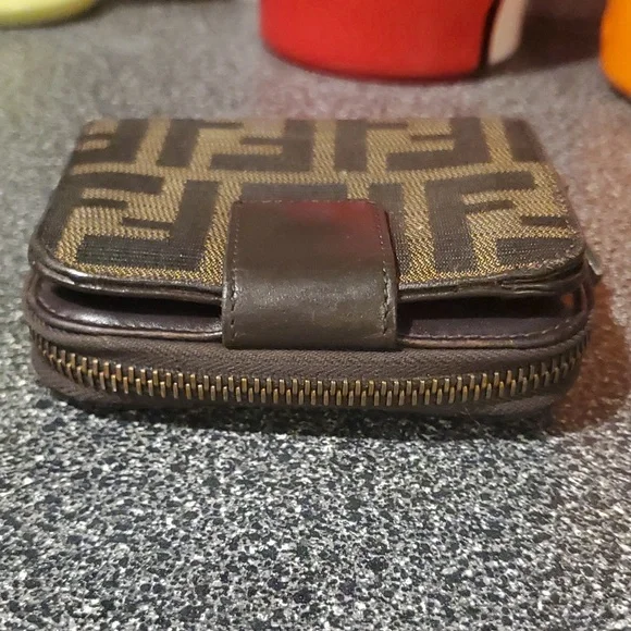 Fendi Zucca Monogram Compact Zippy Wallet - Picture 8 of 15